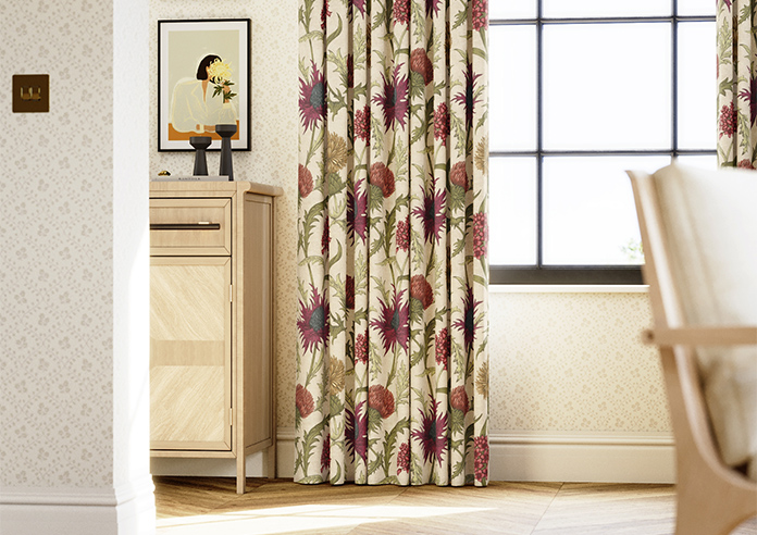 Acanthium, Garnet - Made to Measure Curtains - Image 5